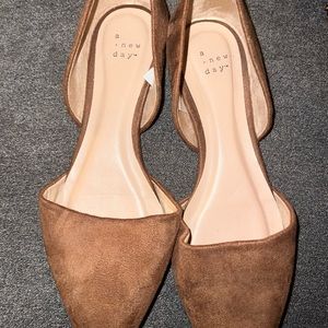 Suede flats